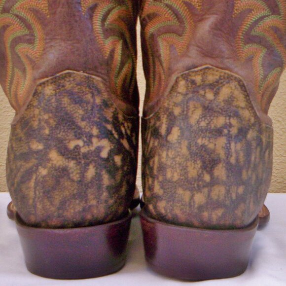 Custom Handmade Preowned Exotic Skin Boots, Size (8.5 D) - Picture 7 of 7